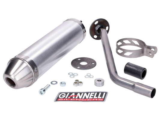 Silencieux Giannelli en aluminium pour Beta RR 50 Enduro / Motard 12-16, Enduro 50 Factory 15-16