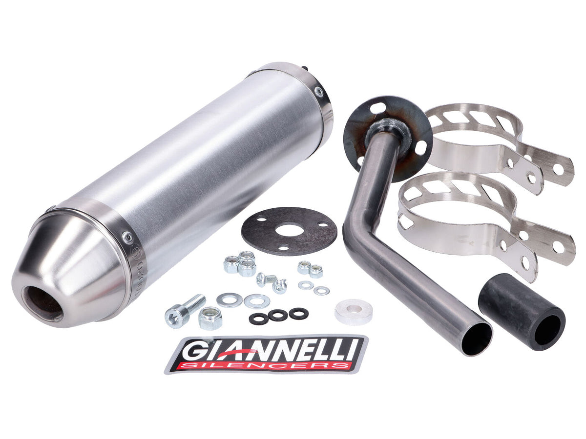Silencieux Giannelli en aluminium pour moteur Fantic 50ER, 50MR