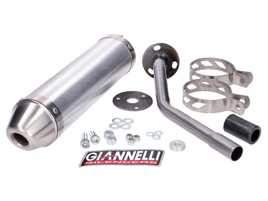 Silencieux Giannelli en aluminium pour moteur Fantic 50M, 50MR, 50E, 50ER, 50ES 2T 13-16