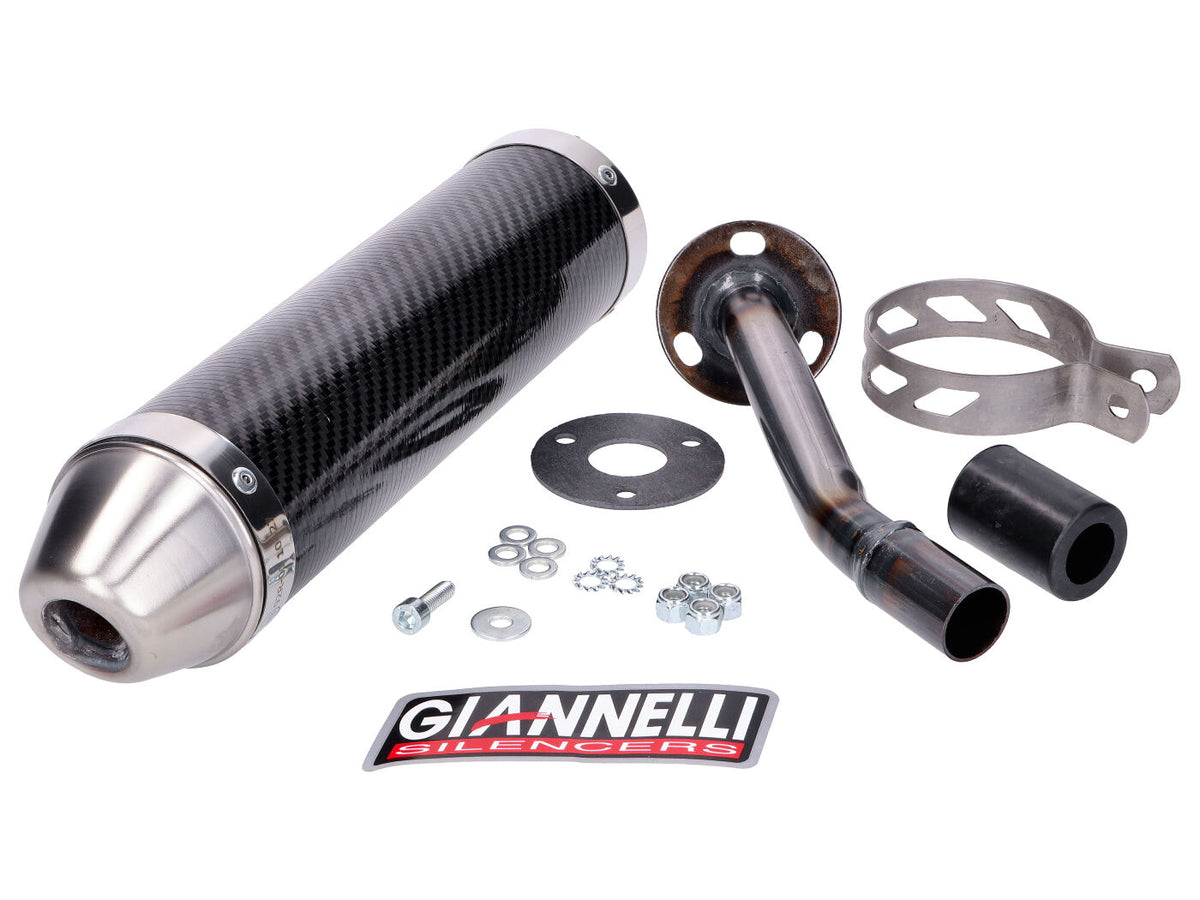 Silencieux arrière Giannelli carbone pour Vent Derapage 50, 50RR 2019-2020