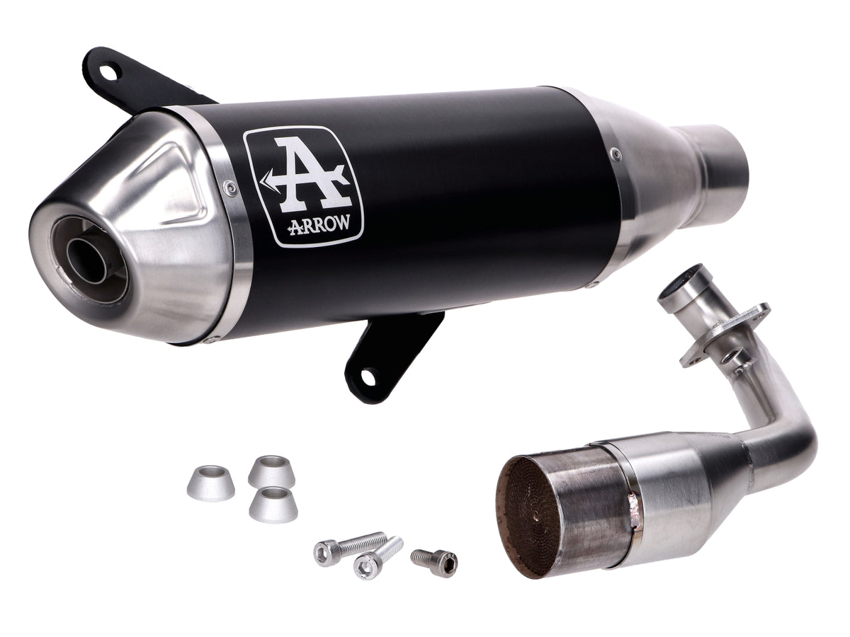 Echappement Arrow Urban avec catalyseur noir pour Vespa GTS 310