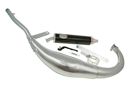 Pot dÃÂ´Ã©chappement Turbo Kit Bajo RQ Chrome pour Beta RK6 50 (moteur Beta)