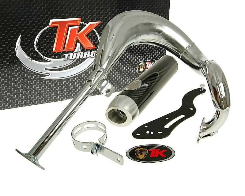 Pot dÃÂ´Ã©chappement Turbo Kit Bajo RQ Chrome pour Suzuki Street Magic