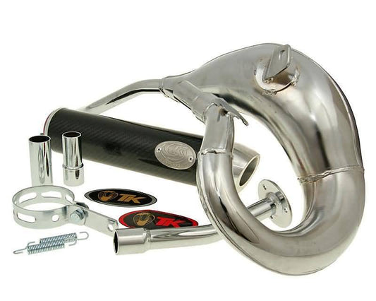 Pot dÃÂ´Ã©chappement Turbo Kit Bufanda RQ Chrome pour Rieju MRX 50