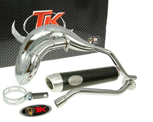 Pot dÃÂ´Ã©chappement Turbo Kit Bufanda RQ Chrome pour Derbi Senda DRD Pro 06-