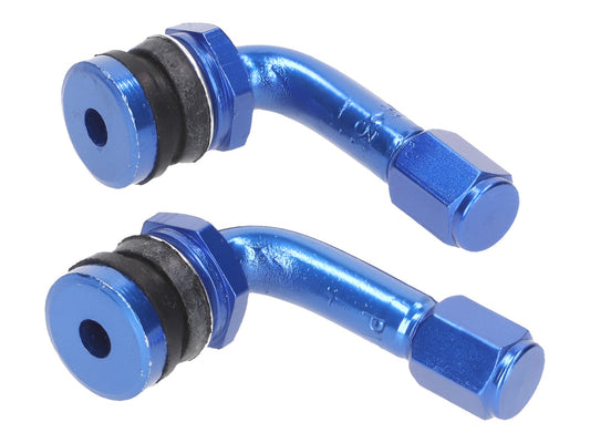 Jeu de valves pour pneus 90Â° - bleu