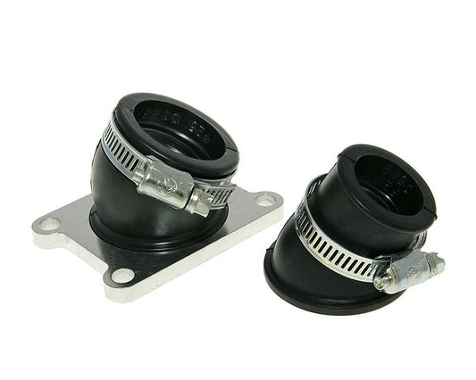Pipe dÃÂ´admission 24 et 32 mm en deux parties pour Derbi D50B0, EBE, EBS
