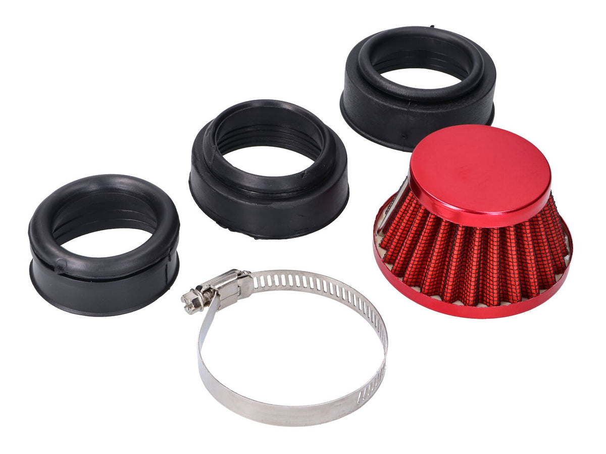 Filtre Ã  air Powerfilter Shorty 44 / 52 / 54mm rouge