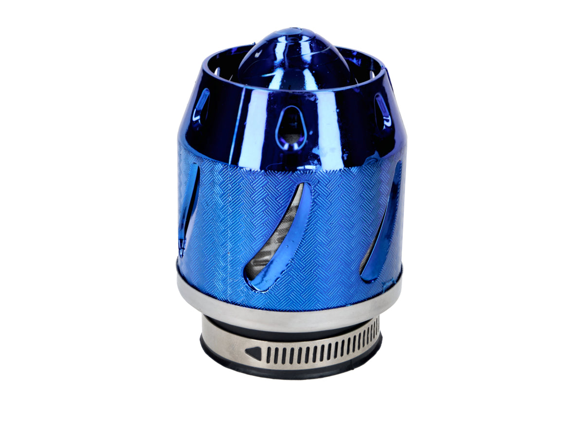 Filtre Ã  air Grenade bleu droit 42mm / 35mm connexion