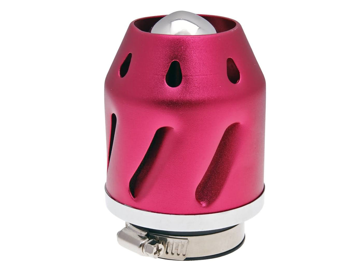 Filtre Ã  air Grenade rouge droit 42/48mm connexion (avec adaptateur)