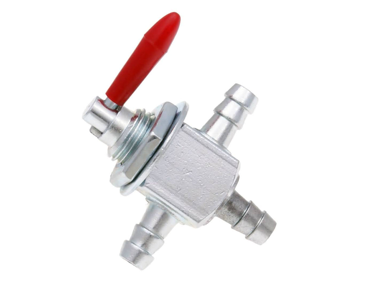 Robinet dÃÂ´essence manuel universel 8mm avec circuit de rÃ©serve
