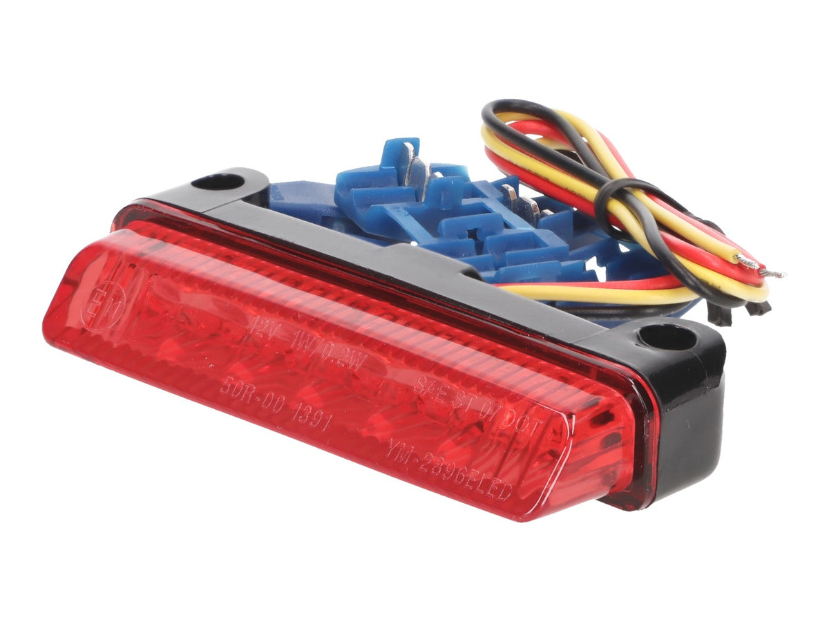 Feu arriÃ¨re LED rouge 78x16mm universel