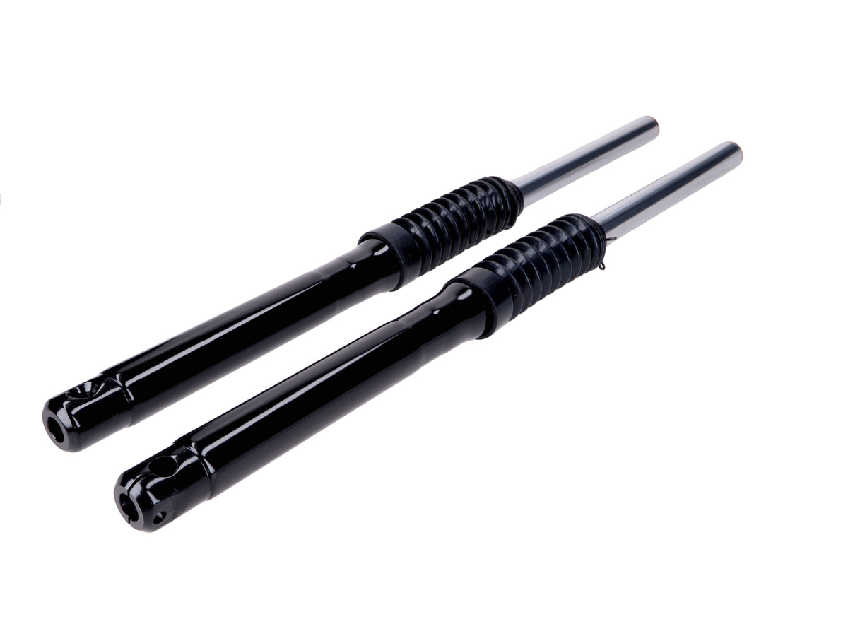 Jeu de longerons de fourche télescopique noir avec soufflet pour Simson S50, S51, S53, S70, S83