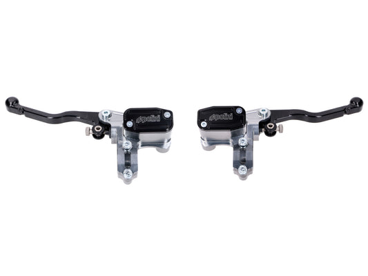 Pompe de frein / cylindre de frein Polini Set avec levier de frein à main pour guidon de 22mm pour Yamaha Aerox 50ccm LC 2004- MBK Nitro 50ccm LC 1996- Piaggio Zip 50ccm LC 1996-