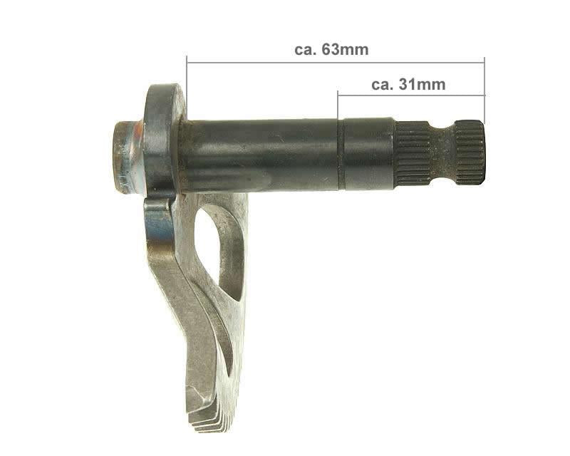 Arbre de kick de dÃ©marrage 63mm / 31mm pour CPI, Keeway