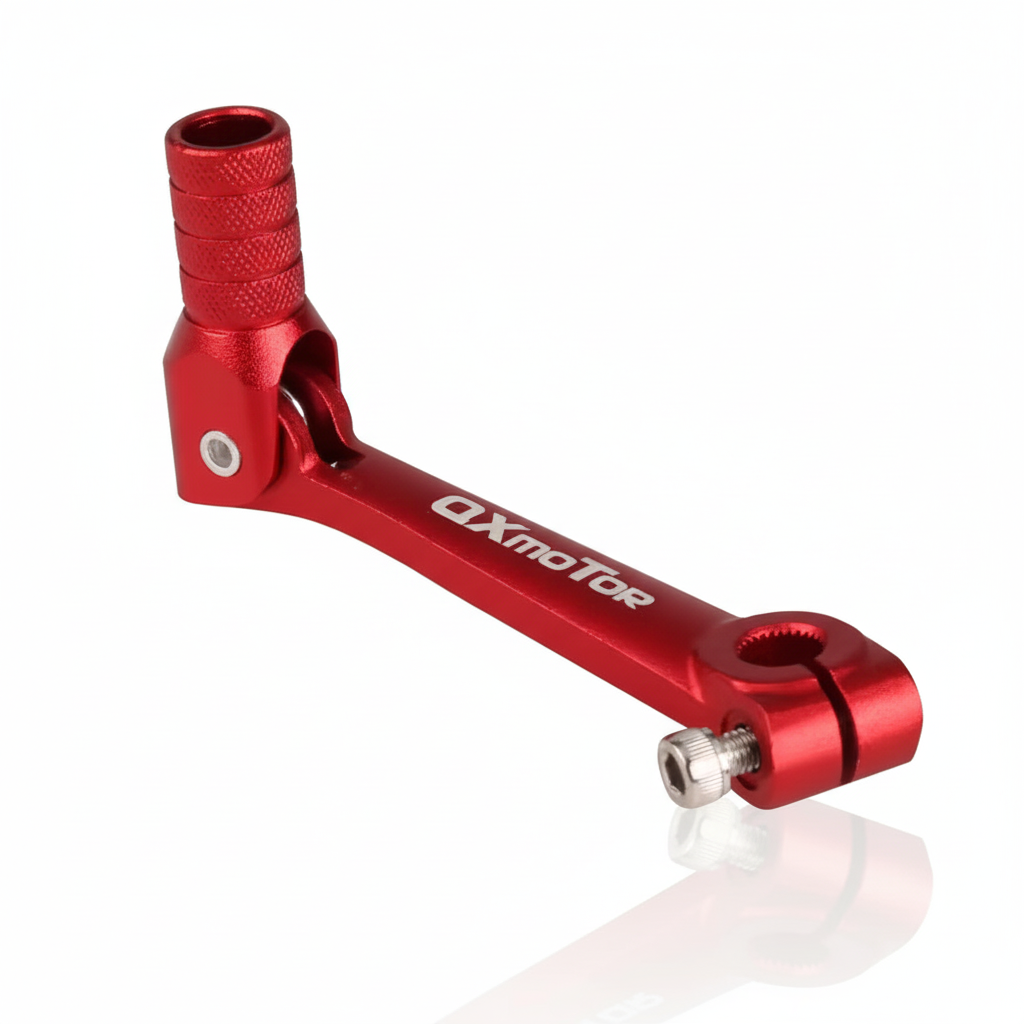 Levier rouge avec branding