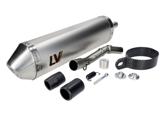 Silencieux arrière LeoVince X-Fight en aluminium pour Beta RR Enduro, Motard E5 2021-