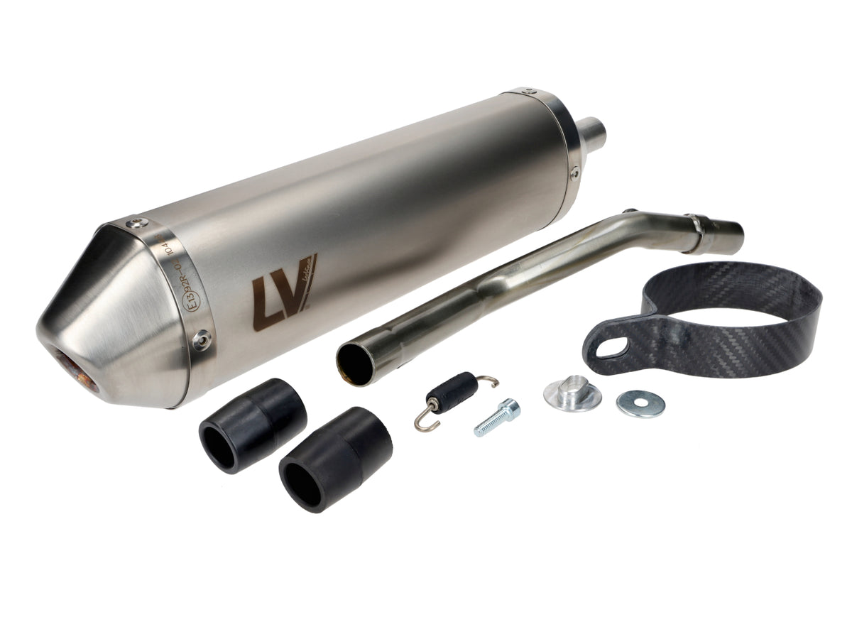 Silencieux arrière LeoVince X-Fight en aluminium pour Sherco 50 SE-RS, SM-RS, SM-R, SE-R 2021 - 2024