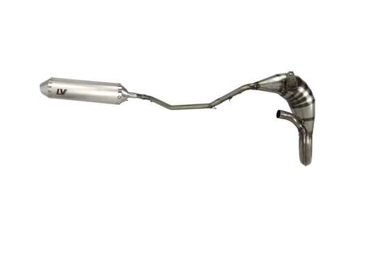 Échappement LeoVince X-Fight en aluminium pour Derbi Senda, DRD, Aprilia SX 50-70