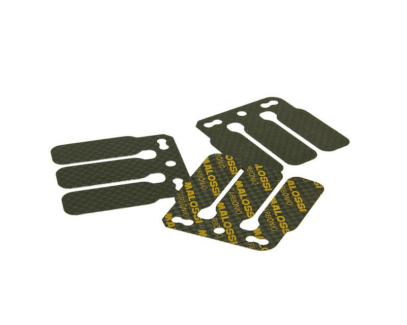 Lamelles de clapet Malossi Carbon pour Kymco, SYM, Peugeot, Honda