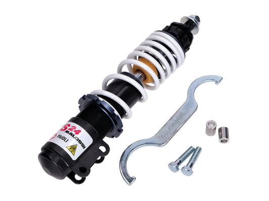 Amortisseur avant Malossi RS24 205mm pour Piaggio Quartz, Sfera, Skipper, Vespa ET2/ET4