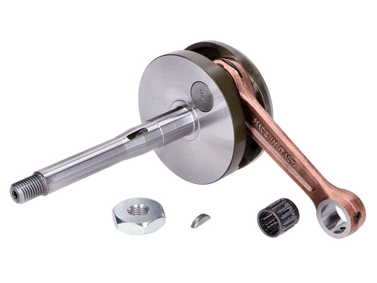 Vilebrequin Malossi RHQ 12mm axe de piston course 43mm pour Piaggio, Vespa cyclomoteurs