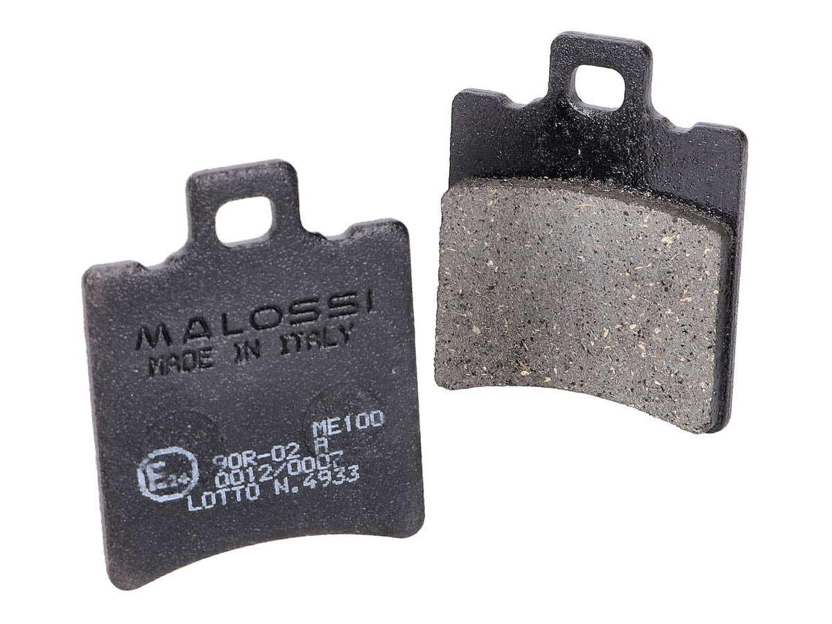 Plaquettes de frein Malossi organiques pour Aprilia, Malaguti, MBK, Piaggio, Yamaha