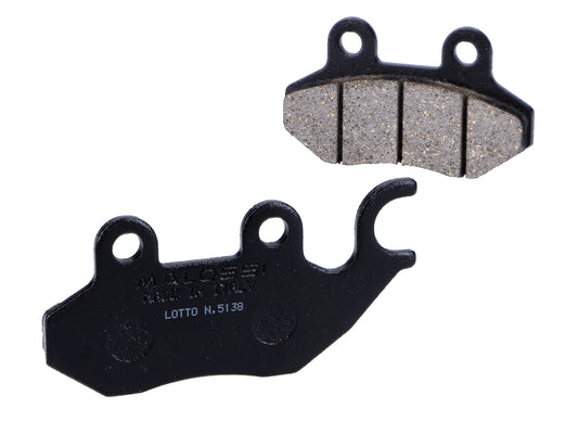 Plaquettes de frein Malossi organiques pour Peugeot, SYM, Lambretta Euro3, Euro4, Euro5
