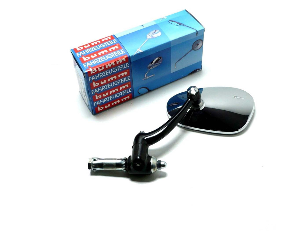 Rétroviseur bumm plastique bras pivotant gauche pour Zündapp, Hercules, Kreidler, Miele, DKW, NSU, Gritzner, Puch, Piaggio Scooter