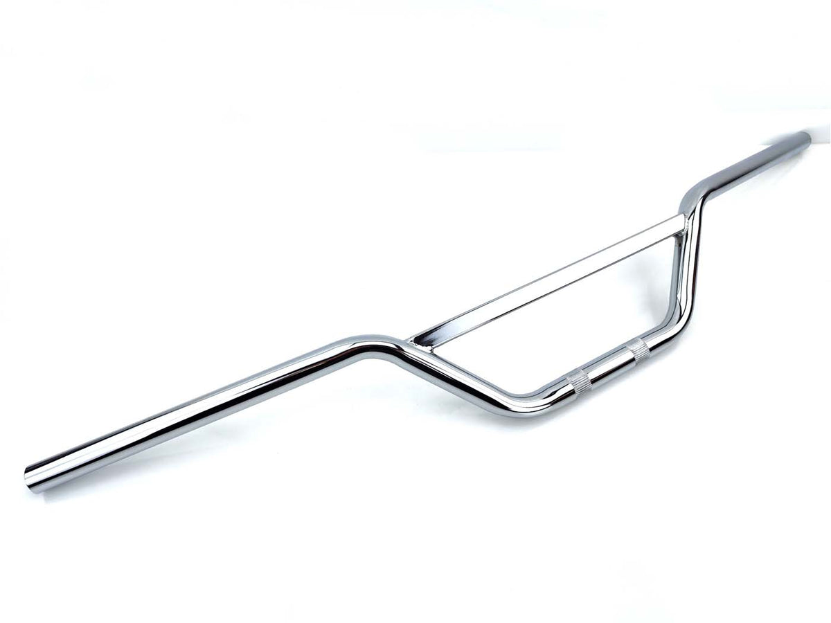 Guidon chromé 22mm 860mm 140mm pour Zündapp, Kreidler, Hercules, Puch, Simson