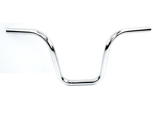 Guidon Cuppini chromé 22mm 610mm 230mm 140mm pour Zündapp ZD, ZR, ZA, ZS, ZX, Kreidler Flory MF 2, Hercules Prima M 5, Puch Maxi, KTM, DKW, Rixe, Honda Camino, Vespa Citta, Simson