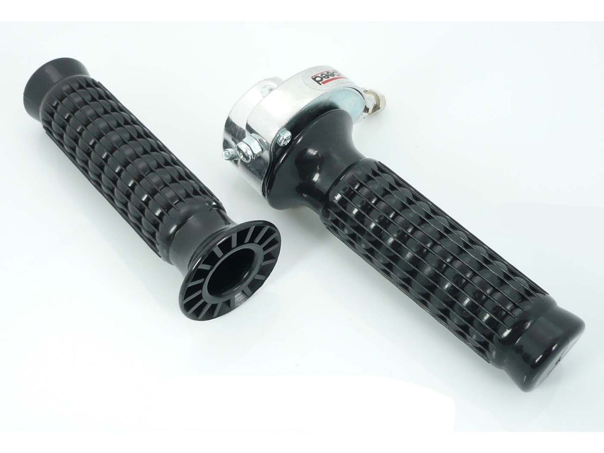 Poignée de gaz noire plastique 22mm 125mm 155mm pour Zündapp GTS, KS, CS, CX, ZD, Hai, C 50, Combinette, Kreidler Florett, Flory, MF, MP, Hercules Prima, M, GT, GX, Ultra, K KX, Puch Maxi, Monza, Racing, Jet, Simson S, KTM, DKW, Rixe
