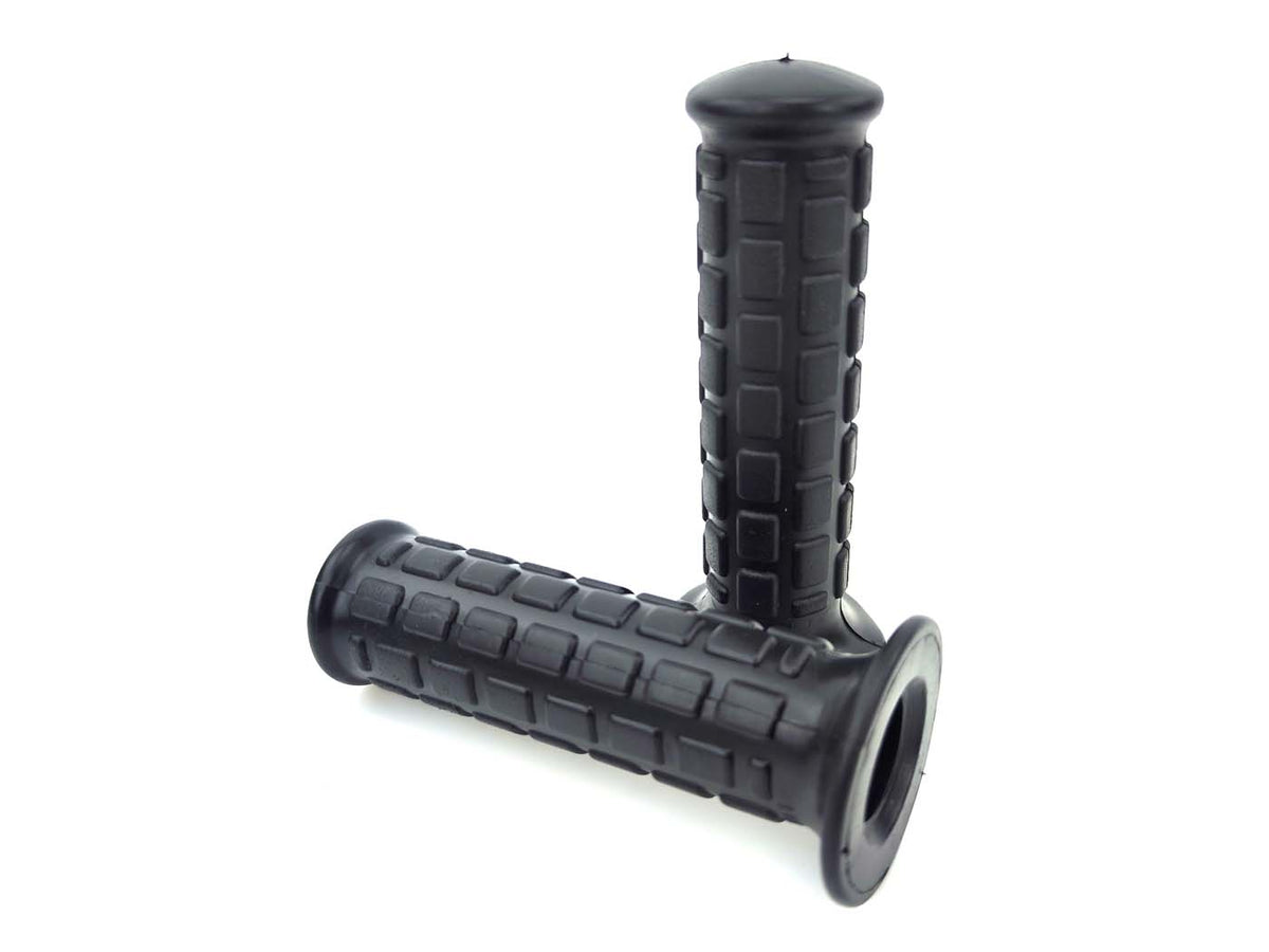 Poignées LUSITO caoutchouc noir 22/24mm 110mm pour Zündapp, Kreidler, Hercules, Puch, Simson