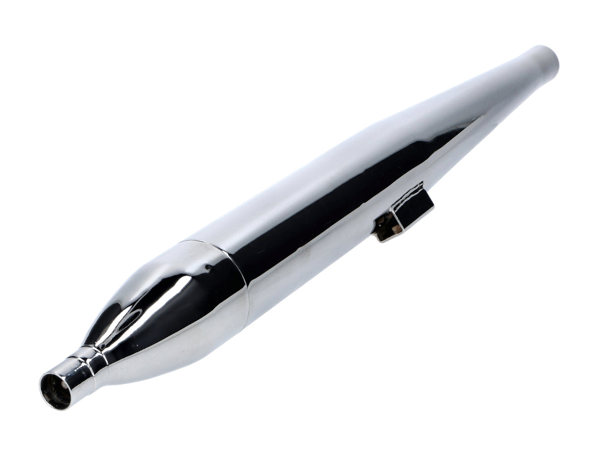 Échappement en forme de cigare, 32 mm, 700 mm, 70 mm, chromé, pour Kreidler Florett