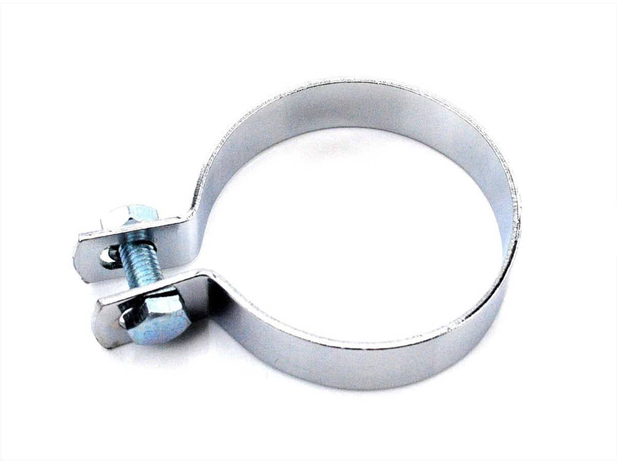 Collier dÂ´échappement chromé 65mm 18mm pour Zündapp, Kreidler, Hercules, Puch, Simson, KTM, DKW, Miele, Göricke, Gritzner, Mofa, Moped, Mokick, KKR, Scooter
