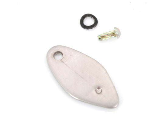 Couvercle de direction en métal avec clou et rondelle pour Piaggio Vespa 50 N, SR, Sprinter 50, 90, 90 S, SS, Sprint 150, Super 125, Si, Gilera EC1, 80, 125