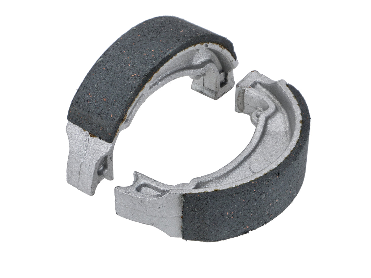 Jeu de patins de frein 110x25mm pour Yamaha DT, RD, DX, TY 50, FS 1