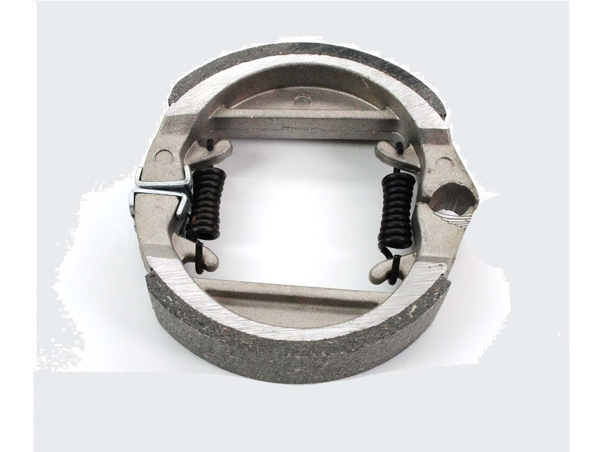 Plaquettes de frein 80x18mm pour Puch Maxi, Zündapp ZR 444, Kreidler Flory, MF 22, 32, 2, KTM, DKW, Rixe, Sachs Mofa, Moped, Mokick, Honda Camino PA 50