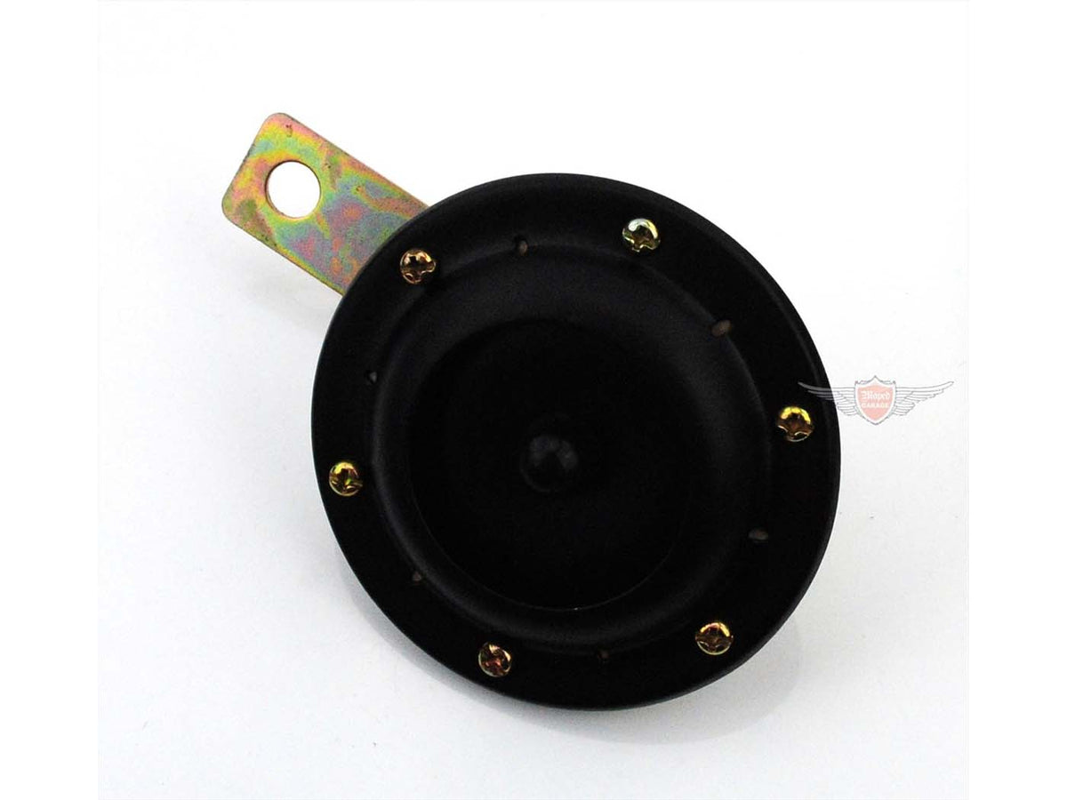 Avertisseur sonore 12V courant alternatif 75mm noir pour vélomoteur, cyclomoteur, mobylette