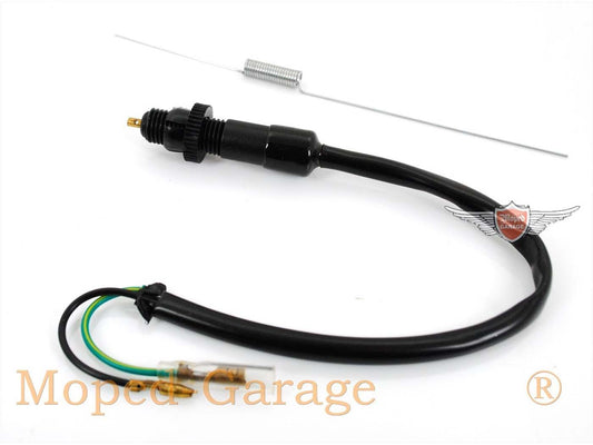 Interrupteur de feu stop avec ressort noir pour Yamaha RD, DT 50 M, MX