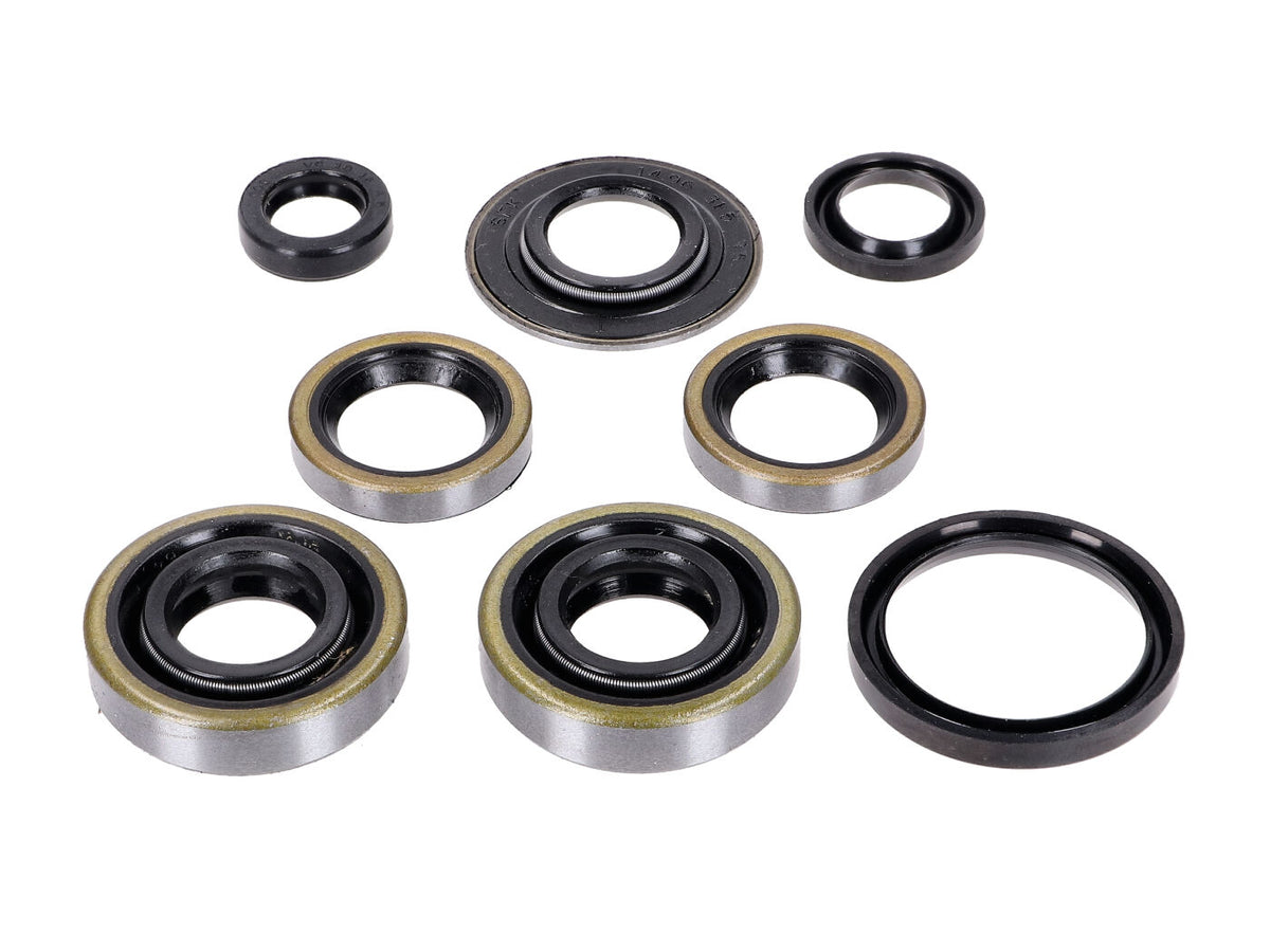 Jeu de bagues Simmerring 8 pièces 15x30x7 15x31,5x3,5 16x24x4 25x31,2x4 10x16x4,5 pour Hercules, Miele, DKW, KTM, Göricke, Gritzner, Sachs 50/AMA X, AMAL AMA SF, AL S, 3 LS