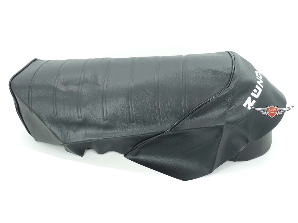 Housse de selle noire 440mm x 160mm pour Zündapp KS 50, GTS C 50 Sport