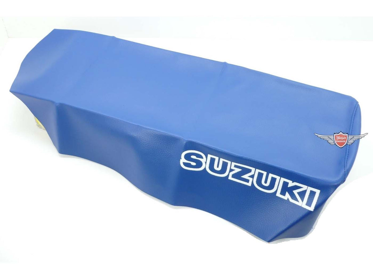 Housse de selle bleue pour Suzuki, TS 50 X
