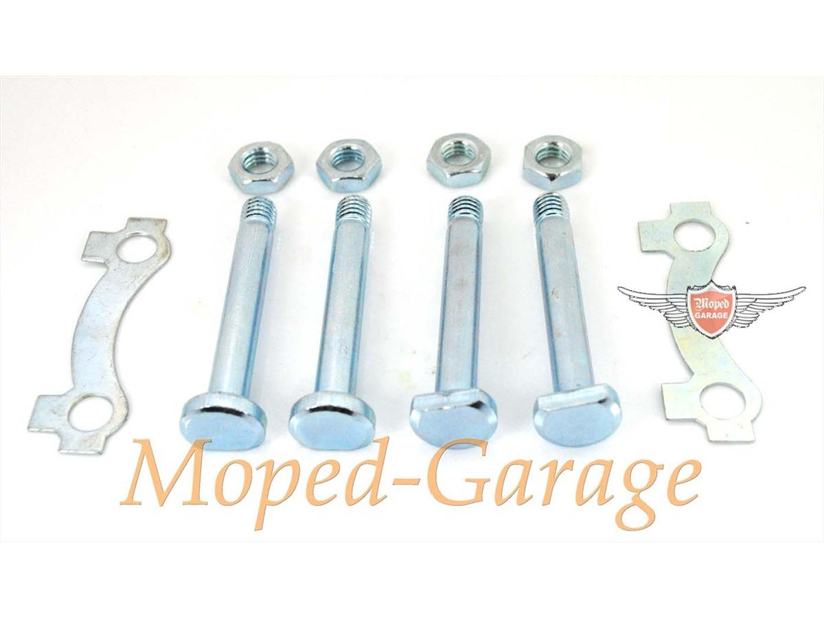 Jeu de supports de vis Tôles de sécurité Écrous M8 x 56mm pour Yamaha RD FS 1, DT 50