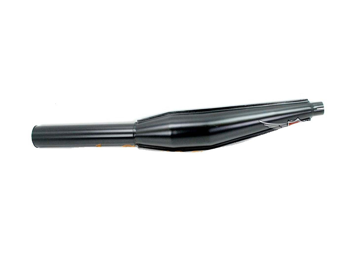 Echappement noir 28mm 660mm pour Zündapp CS, KS, GTS, ZR, ZD, ZL, C, Kreidler Florett, LF, LH, RMC, Flory, Hercules Prima, MK, K 50, Ultra, Puch Maxi, Monza = 55727