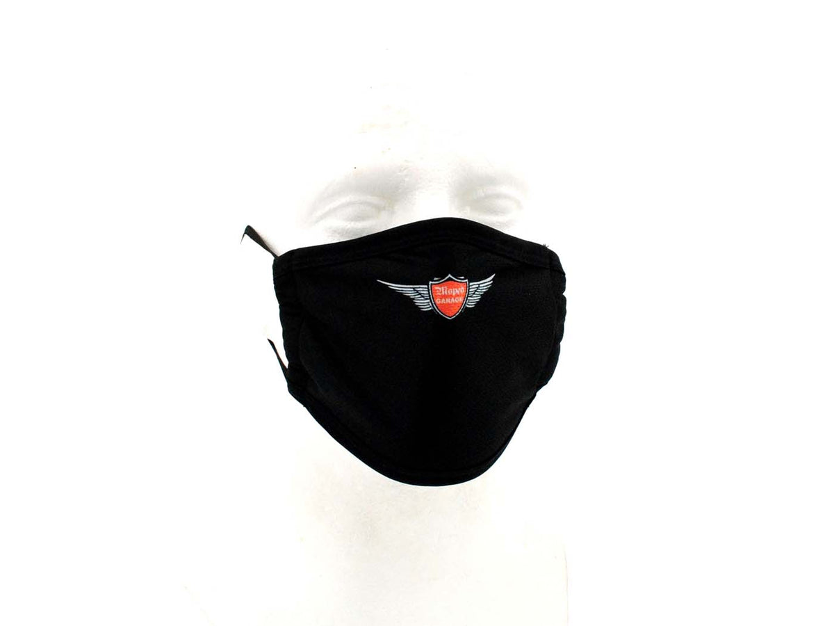 Masque buccal microfibre 115mm 180mm pour mobylette mokick