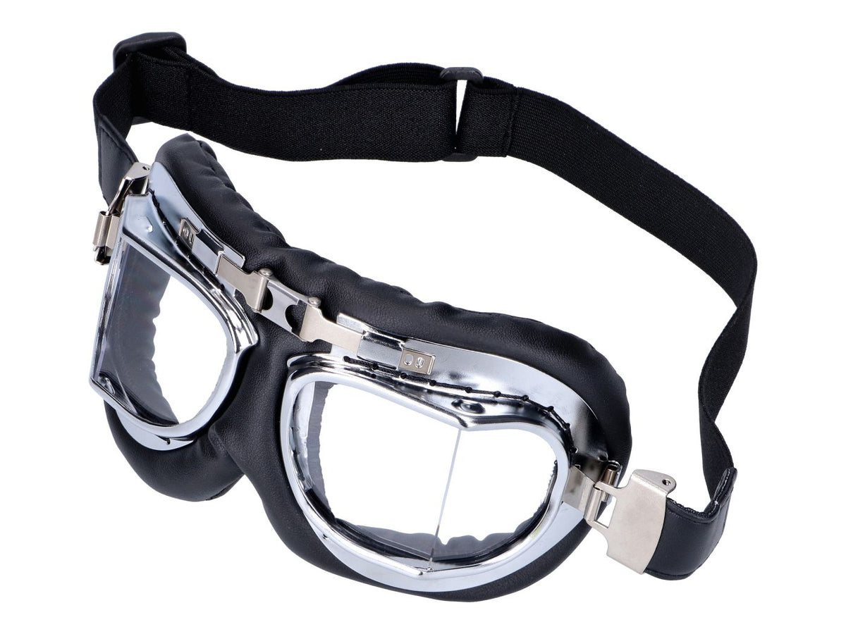 Lunettes de moto Classic Chrome Retro Look