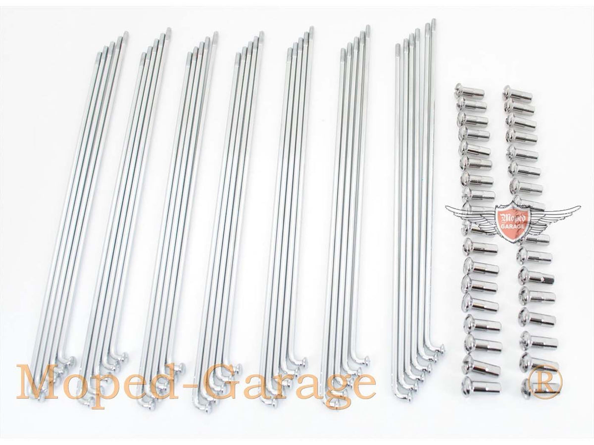 Rayons chromés 183mm 3mm avec embout 6mm 16mm 9mm pour Honda, MT 5 50