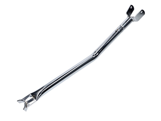 Barre de cadre courbée chrome 525-565mm 28mm pour Peugeot 103 SP, MVL, Vogue