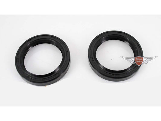 Jeu de bagues dÂ´étanchéité de fourche télescopique noir pour Yamaha, DT 80 LC 2, TZ 125, SR 250
